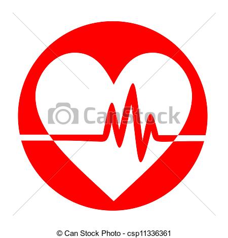 Pulse   Creative Design Of Heart Pulse Csp11336361   Search Clipart