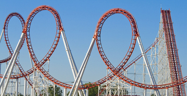 Roller Coasters  56 American Scream Machines   Kathika Travel Website