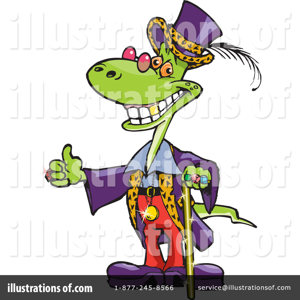 Royalty Free  Rf  Lizard Clipart Illustration By Dennis Holmes Designs