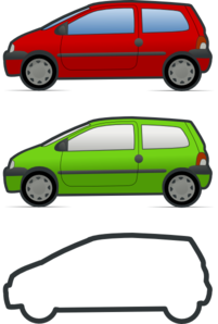 Small Car Clip Art At Clker Com   Vector Clip Art Online Royalty Free    