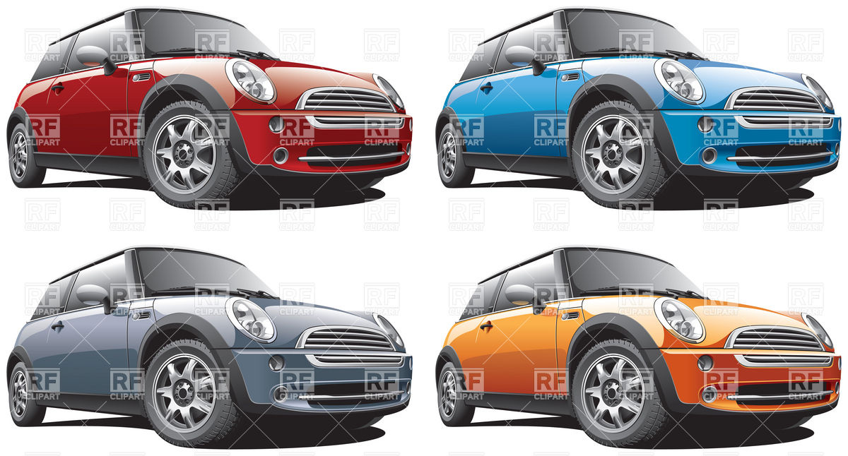 Small Compact Economy Car Download Royalty Free Vector Clipart  Eps