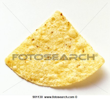 Stock Photography   A White Corn Tortilla Chip  Fotosearch   Search    