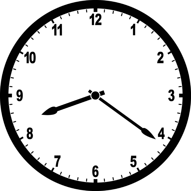 Clock 8 21