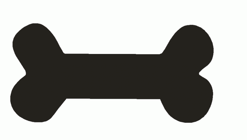 Dog Bone Clipart Black Dog Bone Clip Art Zps54c55d8e Gif