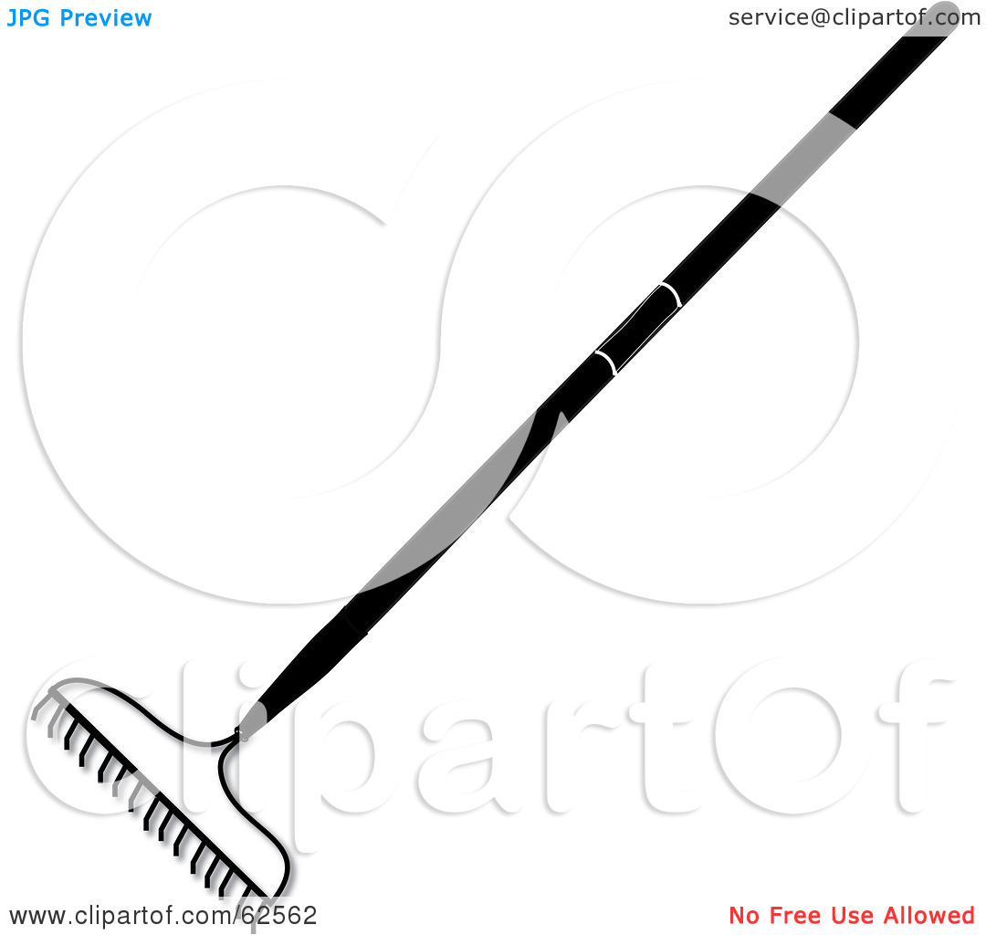 Rake Clipart Black And White   Amazing Wallpapers