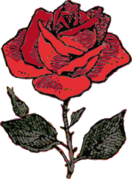 Rose Clip Art At Clker Com   Vector Clip Art Online Royalty Free