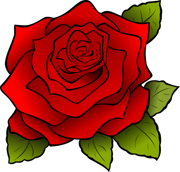 Rose Clip Art At Clker Com   Vector Clip Art Online Royalty Free