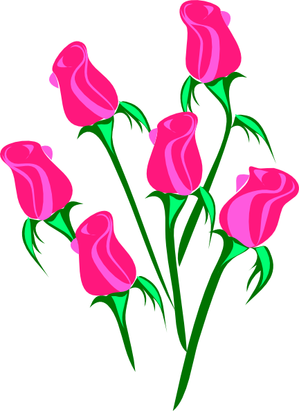 Roses Clip Art At Clker Com   Vector Clip Art Online Royalty Free