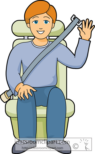 Safety   Automobile Seat Belt   Classroom Clipart