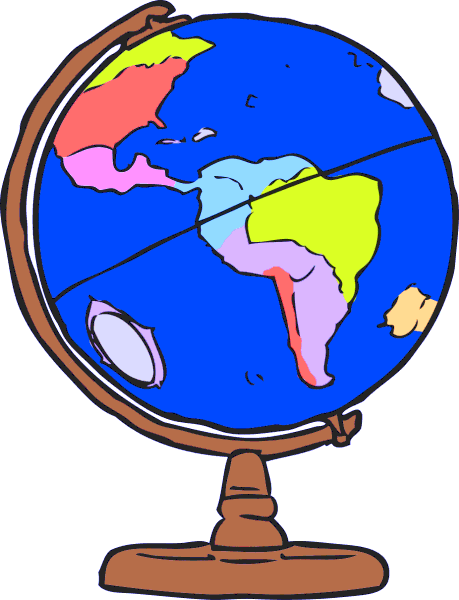 Search Terms  Clipart Colored Globe Desk Desk Globe Globe Globes