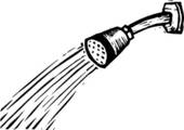 Shower Head Clip Art Eps Images  1390 Shower Head Clipart Vector