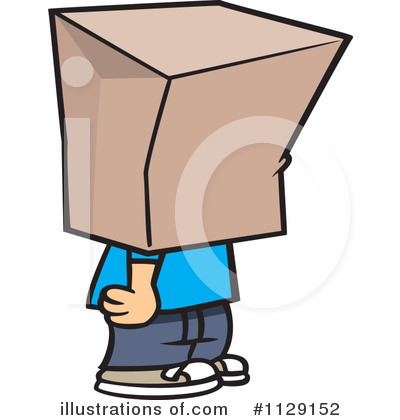 Shy Clipart  1129152   Illustration By Ron Leishman