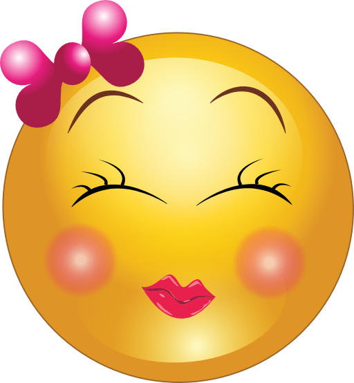 Shy Girl Smiley Emoticon Clipart   Royalty Free Public Domain Clipart