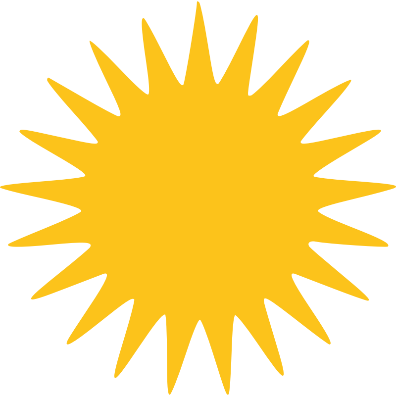Sun Rays Clipart Clipart Yazidi Sun 21 Rays