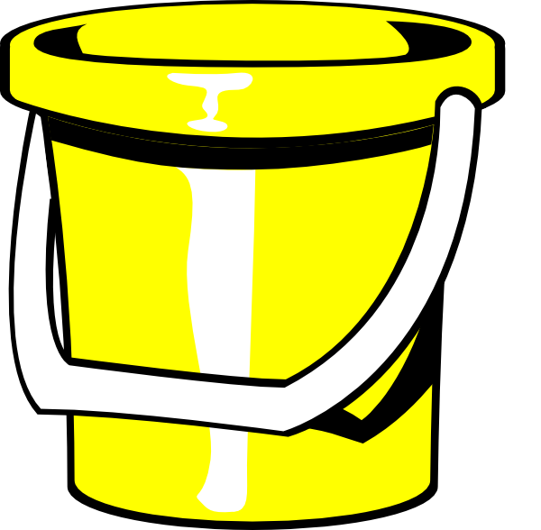 Yellow Bucket Clip Art At Clker Com   Vector Clip Art Online Royalty