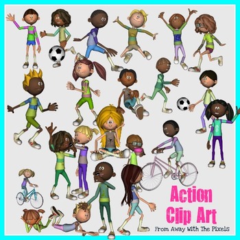Action Clipart Action Verbs Clip Art For