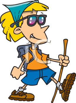 Cartoon Of A Girl Hiking   Clipart Panda   Free Clipart Images