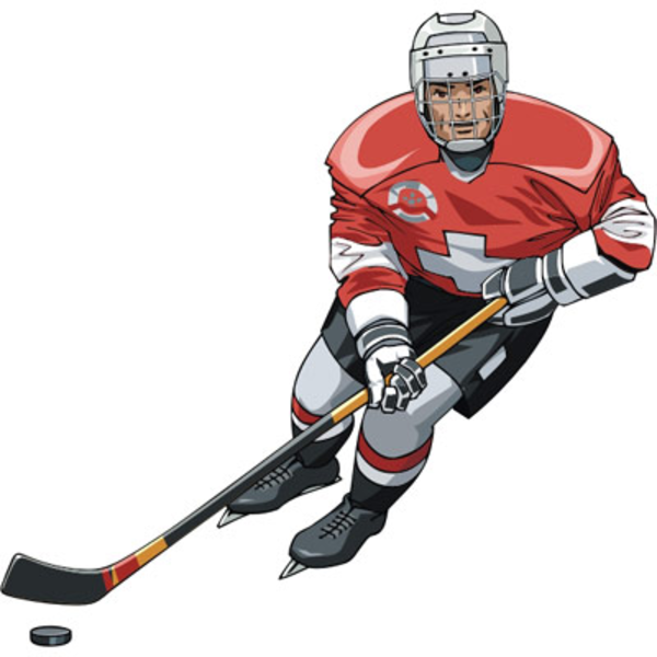 Hockey Player   Free Images At Clker Com   Vector Clip Art Online