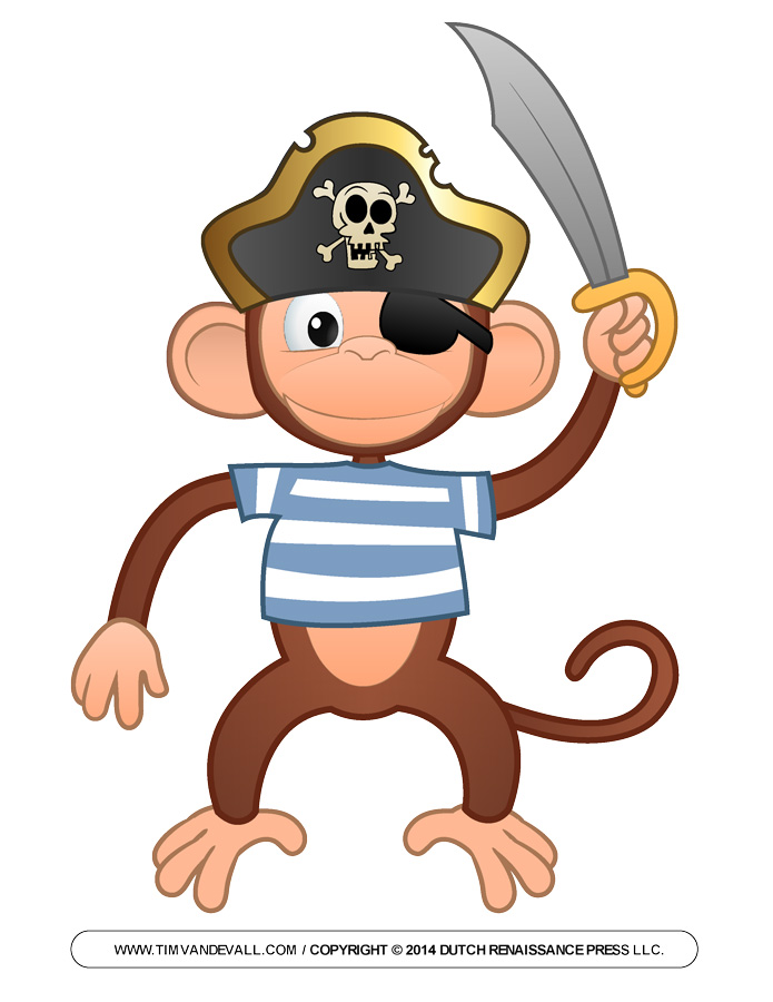 Pirate Clip Art   Free Cartoon Pirate Images Pictures Jpegs For