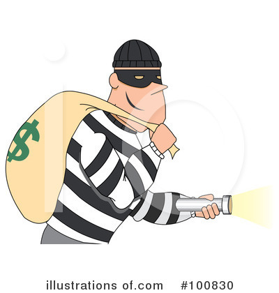 Robber Clipart  100830   Illustration By Mheld