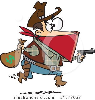 Robber Clipart  1077657   Illustration By Ron Leishman