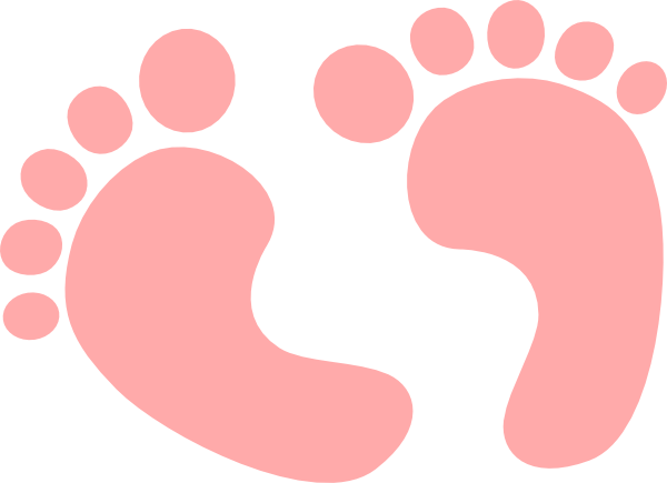 Baby Feet Peach Clip Art At Clker Com   Vector Clip Art Online