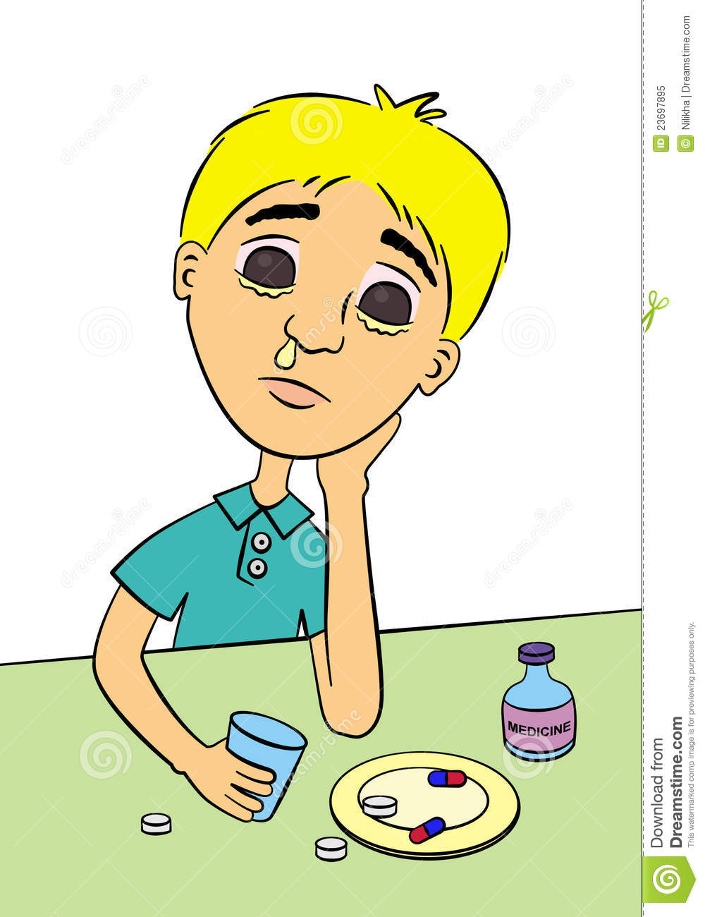 Bloody Nose Clipart Running Nose