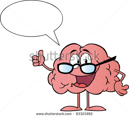 Cute Brain Clipart Brain Cartoon Character Giving
