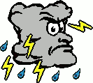 Free Clipart Of Cloud Clipart Of An Angry Storm Cloud Face With