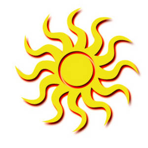 Free Clipart Picture Of A Tribal Sun  This Is An Image Of A Yellow Sun