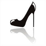 Illustration Of Pair Of Red High Heel Shoe For Female High Heel Shoe