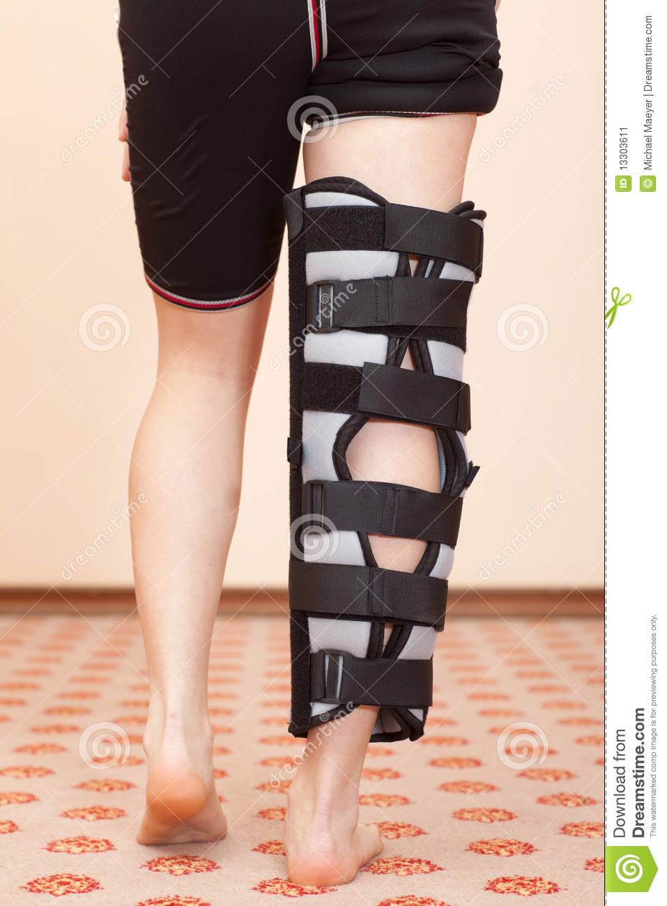 Leg Injury Stock Image   Image  13303611