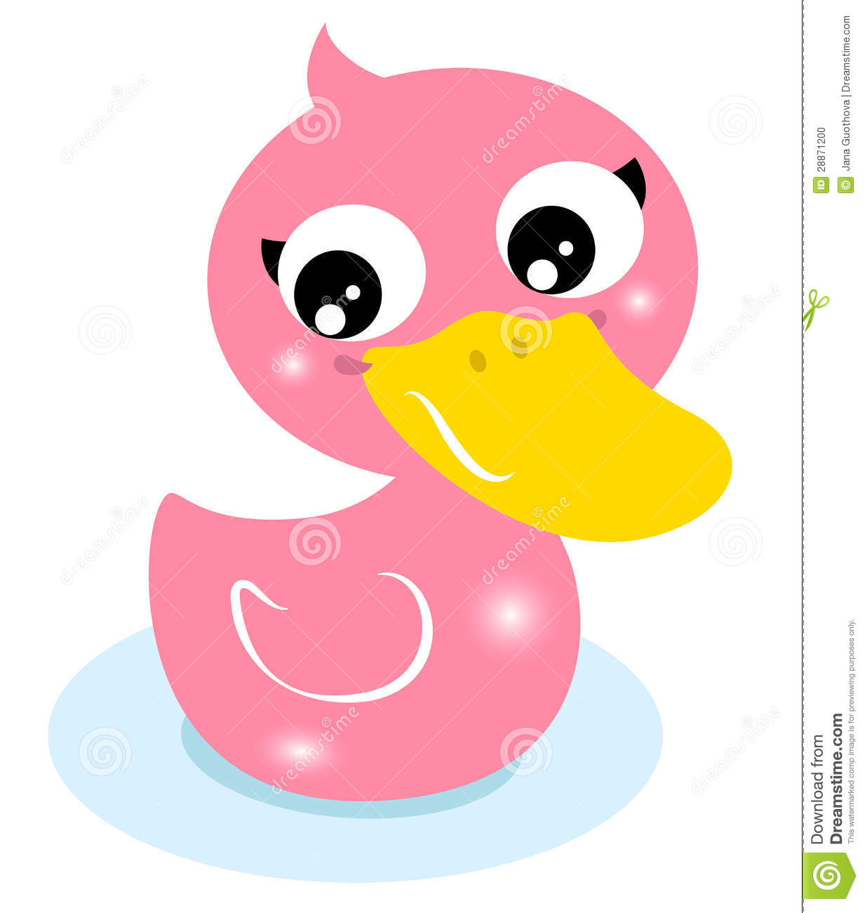 More Similar Stock Images Of   Cute Little Pink Rubber Duck  