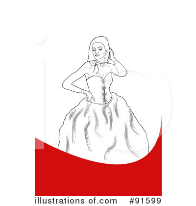 Royalty Free  Rf  Prom Dress Clipart Illustration By Arena Creative