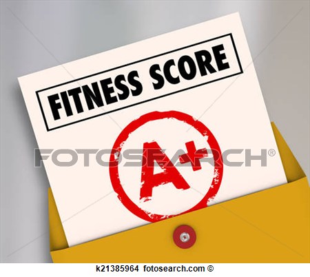 Test Score Clipart Fitness Score A Plus Top