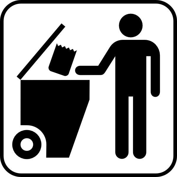 Trash Disposal Clip Art At Clker Com   Vector Clip Art Online Royalty