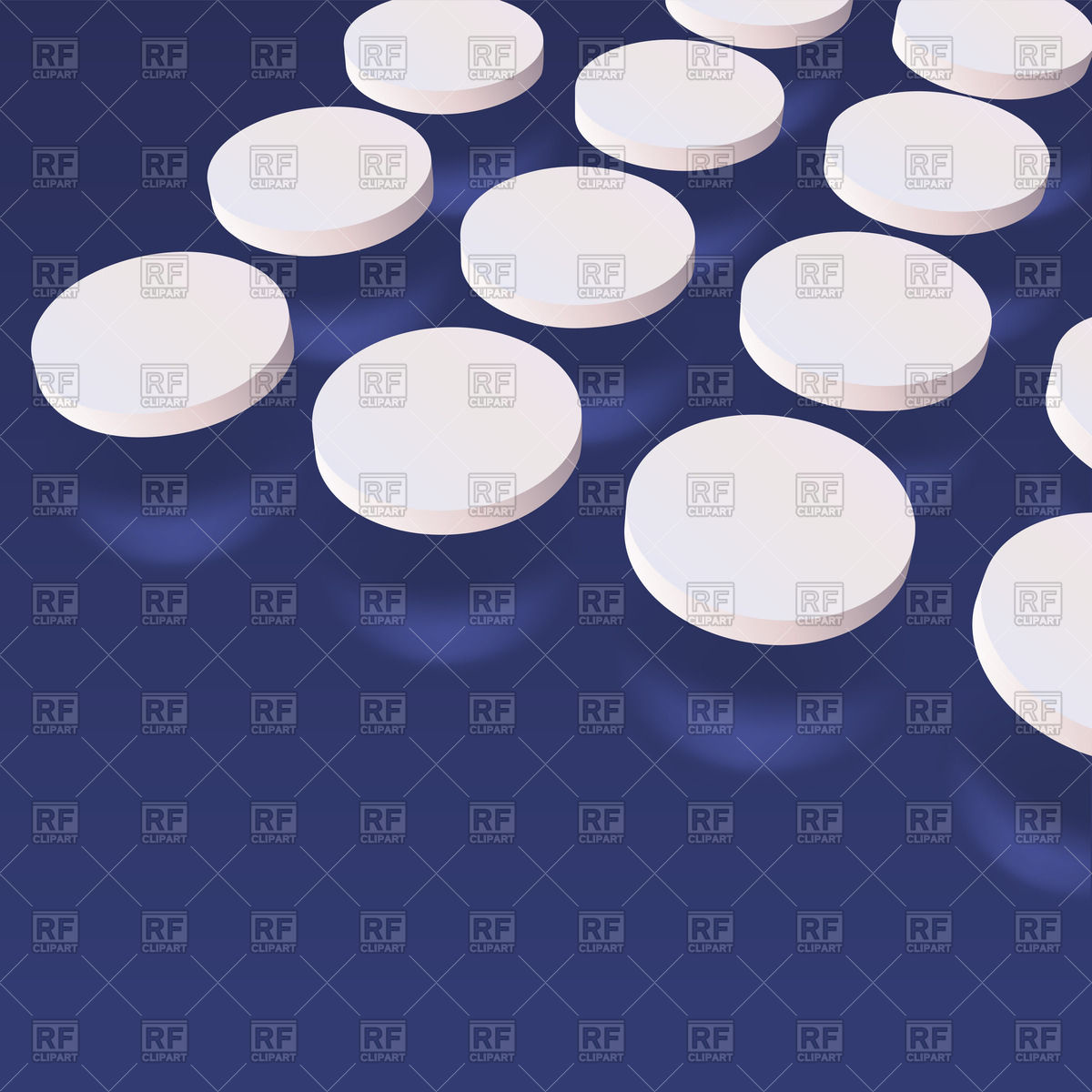 3d White Pills On Dark Blue Background Healthcare Medical Download