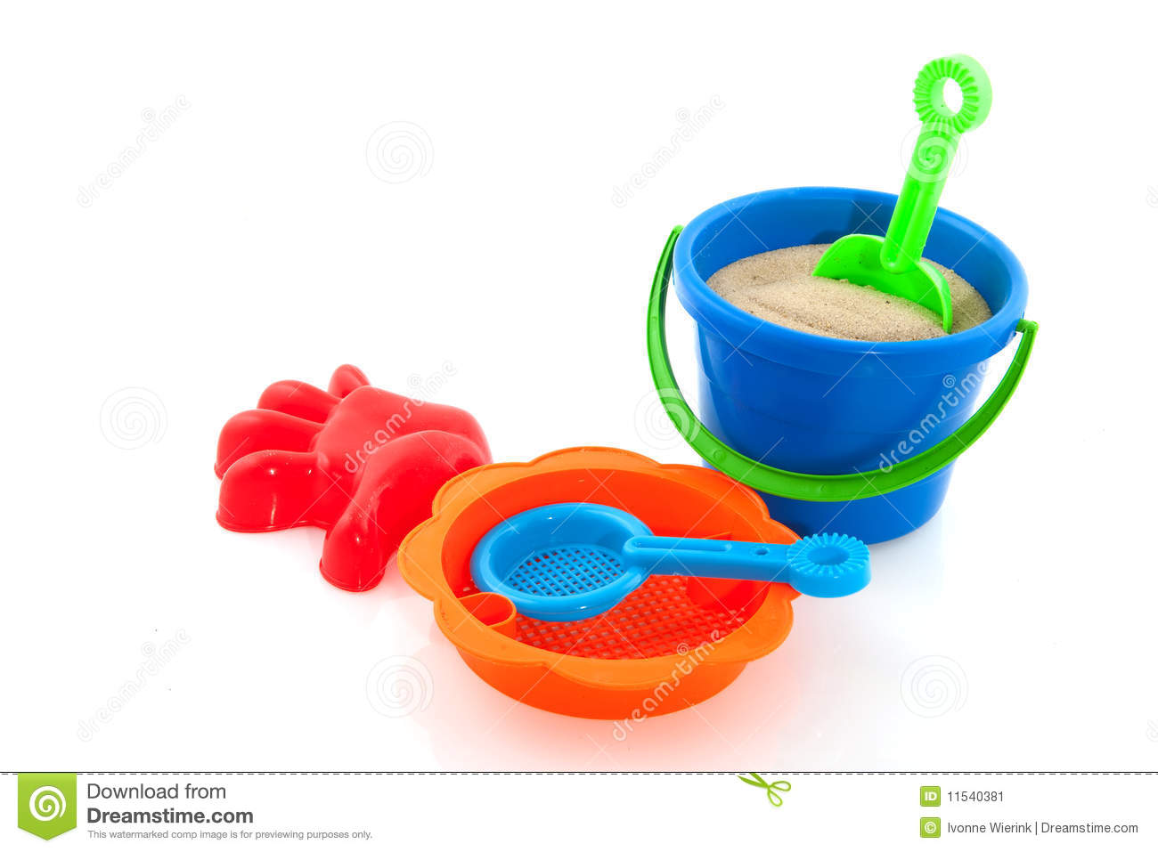 Beach Toys Clipart Plastic Toys And Sand For The