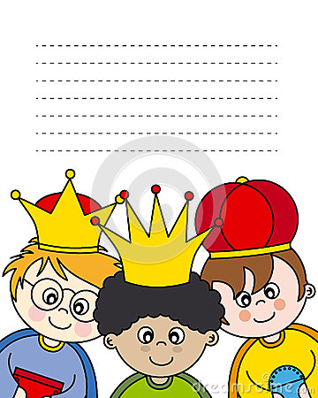 Brief Aan De Drie Koningen Stock Foto   Afbeelding  35899550