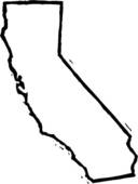 California Map Clip Art And Illustration  570 California Map Clipart