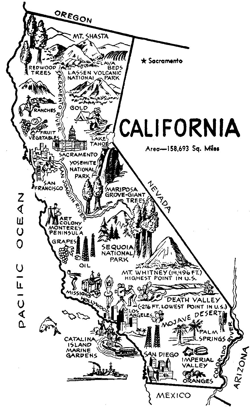 California Map Clip Art   Clipart Best