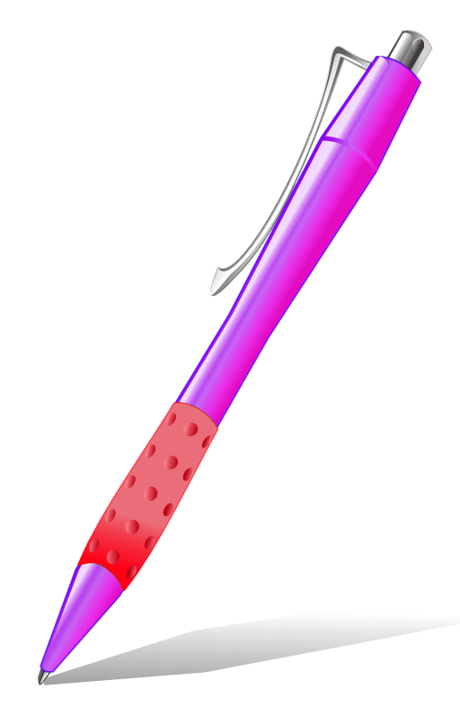     Education Supplies Pen Ink Pen With Grip Pen With Grip Purple Png Html