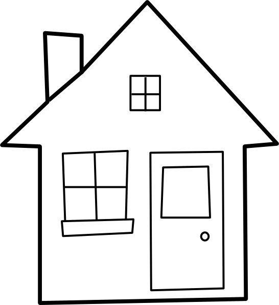 House With Windows Clip Art At Clker Com   Vector Clip Art Online