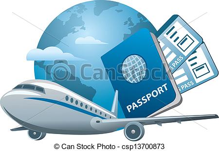 Illustration Of Air Travel Concept Csp13700873   Search Clipart