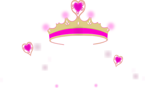 Pink Heart Crown Clip Art At Clker Com   Vector Clip Art Online