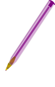 Purple Ballpoint Pen Clip Art At Clker Com   Vector Clip Art Online    