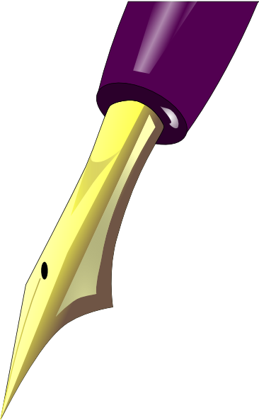 Purple Pen Clip Art At Clker Com   Vector Clip Art Online Royalty    