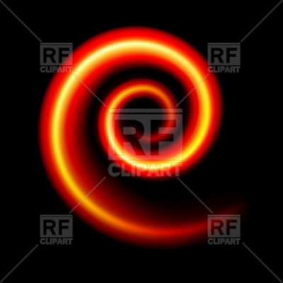 Red Neon Spiral Download Royalty Free Vector Clipart  Eps