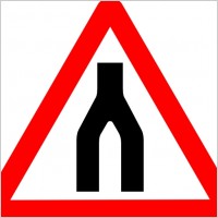 Road Signs Road Split Merge Clip Art 17813 Jpg