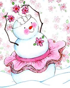 Snowpeople Craft Christmas Clipart Art Snowmen Snowmen Paintings